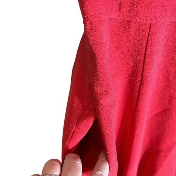 Gal meets glam Regina dress cherry red cap sleeve 6 petite - Picture 5 of 10